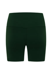 Lorna Jane Lotus No Chafe Phone Pocket 16cm Bike Shorts - Dark Green