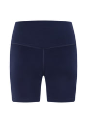 Lorna Jane Lotus No Chafe Phone Pocket 16cm Bike Shorts - French Navy