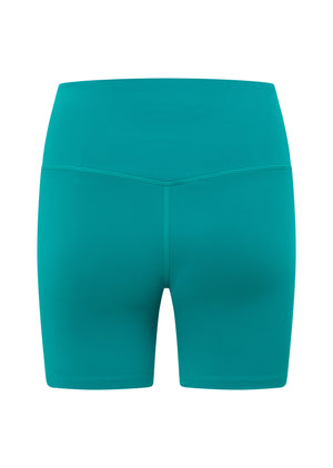 Lorna Jane Lotus No Chafe Phone Pocket 16cm Bike Shorts - Maui
