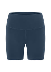 Lorna Jane Lotus No Chafe Phone Pocket 16cm Bike Shorts - Pale Indigo
