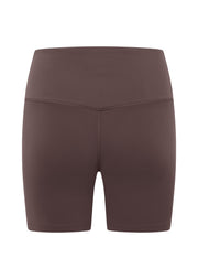 Lorna Jane Lotus No Chafe Phone Pocket 16cm Bike Shorts - Stone