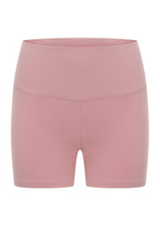 Lorna Jane Lotus No Chafe Phone Pocket 12cm Bike Shorts - Dusty Rose