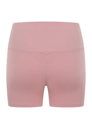 Lorna Jane Lotus No Chafe Phone Pocket 12cm Bike Shorts - Dusty Rose