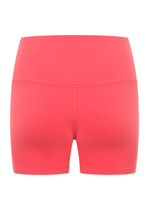 Lorna Jane Lotus No Chafe Phone Pocket 12cm Bike Shorts - Guava Glow