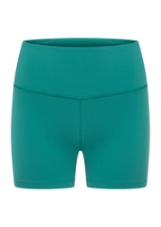 Lorna Jane Lotus No Chafe Phone Pocket 12cm Bike Shorts - Jewel