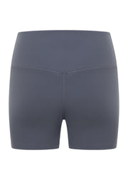 Lorna Jane Lotus No Chafe Phone Pocket 12cm Bike Shorts - Shadow