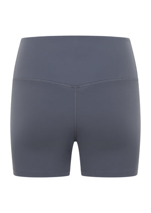 Lorna Jane Lotus No Chafe Phone Pocket 12cm Bike Shorts - Shadow