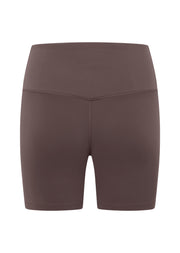 Lorna Jane Lotus No Chafe Phone Pocket 12cm Bike Shorts - Stone