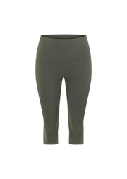 Lorna Jane Lotus No Chafe Phone Pocket 3/4 Leggings - Agave Green