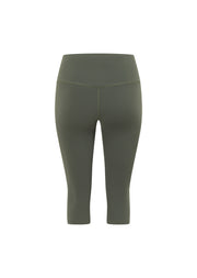 Lorna Jane Lotus No Chafe Phone Pocket 3/4 Leggings - Agave Green