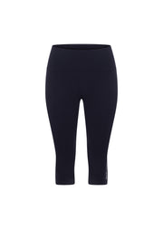 Lorna Jane Lotus No Chafe Phone Pocket 3/4 Leggings - Midnight Blue