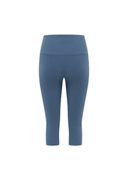 Lorna Jane Lotus No Chafe Phone Pocket 3/4 Leggings - Moonlight Blue