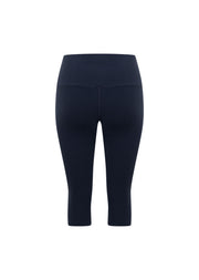 Lorna Jane Lotus No Chafe Phone Pocket 3/4 Leggings - Platinum Navy