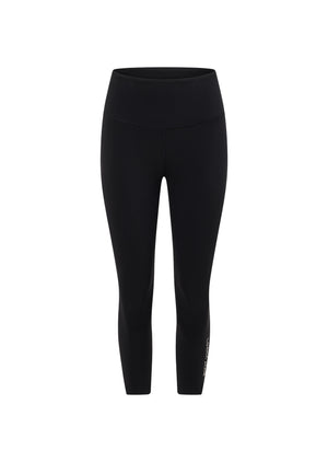 Lorna Jane Lotus No Chafe Phone Pocket 7/8 Leggings - Recycled Black