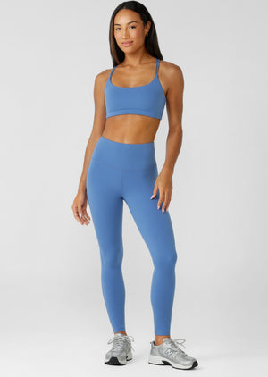 Lorna Jane Lotus No Chafe Phone Pocket Full Length Leggings - Cosmic Dust