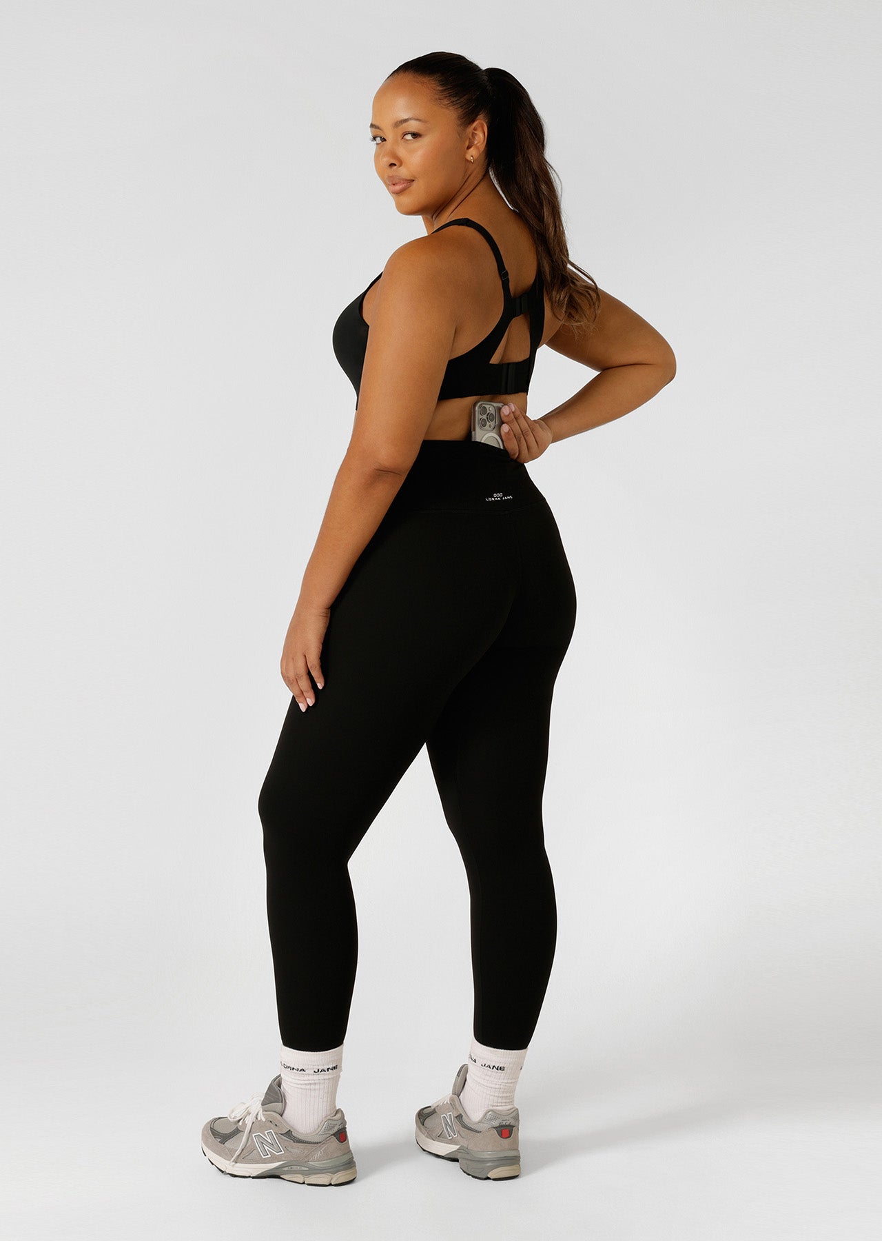Lorna Jane Liberty Ankle Biter Leggings - Black