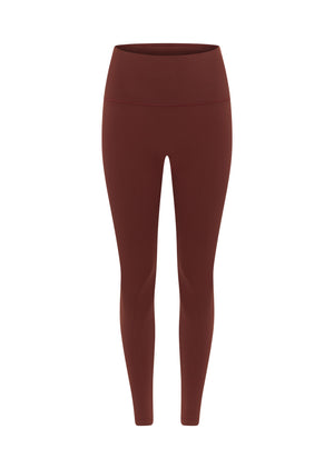 Lorna Jane Liberty Ankle Biter Leggings - Cool Brown