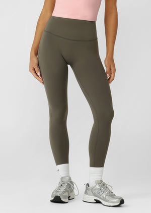 Lorna Jane Liberty Ankle Biter Leggings - Dark Khaki Haze