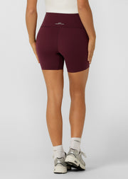 Lorna Jane Liberty 14cm Bike Shorts - Dark Grape