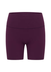 Lorna Jane Liberty 14cm Bike Shorts - Dark Grape
