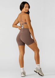 Lorna Jane Liberty 14cm Bike Shorts - Stone