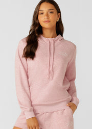 Lorna Jane Lotus Hoodie - Dusty Rose Marl