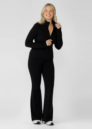 Lorna Jane Amy Active Tech Zip Through Jacket - Recycled Black