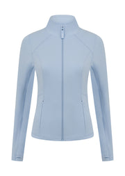 Lorna Jane Amy Active Tech Zip Through Jacket - Petal Blue