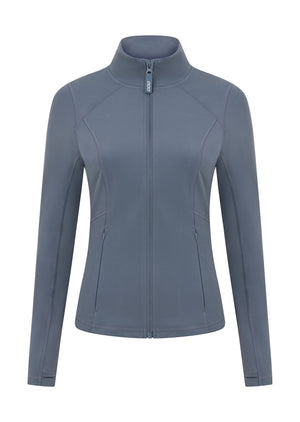 Lorna Jane Amy Active Tech Zip Through Jacket - Powder Grey