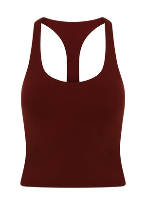 Lorna Jane Liberty Bra Tank Combo - Dark Ruby