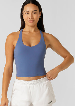 Lorna Jane Liberty Bra Tank Combo - Misty Blue
