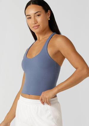 Lorna Jane Liberty Bra Tank Combo - Misty Blue