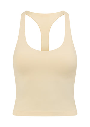 Lorna Jane Liberty Bra Tank Combo - Vanilla Creme