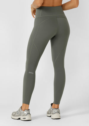 Lorna Jane Amy No Chafe Phone Pocket Full Length Leggings - Agave Green
