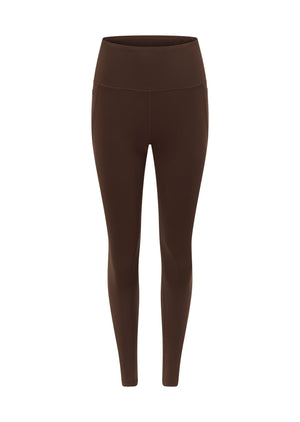 Lorna Jane Amy No Chafe Phone Pocket Full Length Leggings - Espresso