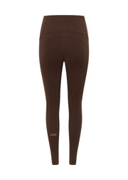 Lorna Jane Amy No Chafe Phone Pocket Full Length Leggings - Espresso