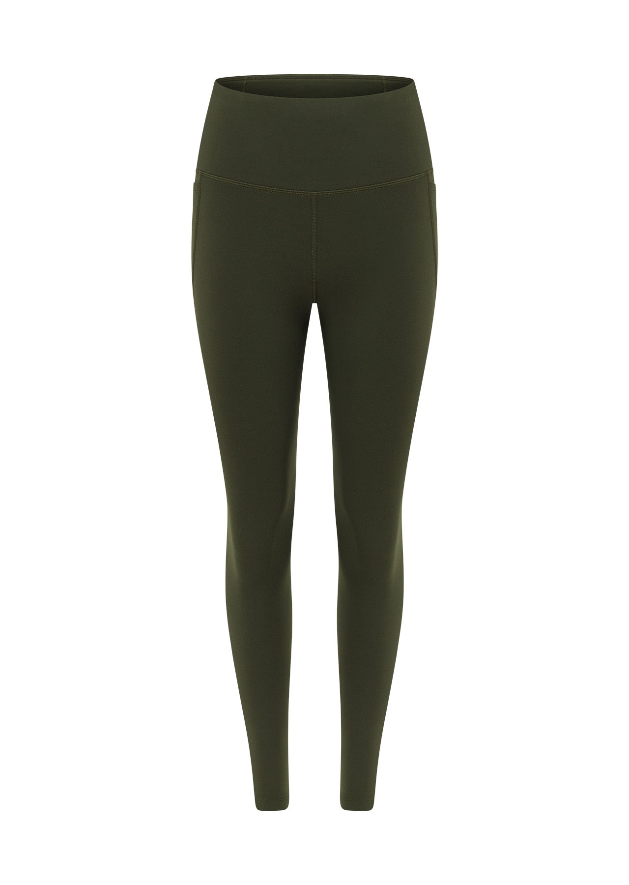 Lorna Jane Amy No Chafe Phone Pocket Full Length Leggings - Luxury Green