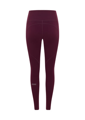 Lorna Jane Amy No Chafe Phone Pocket Full Length Leggings - Pinot