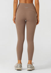Lorna Jane Amy No Ride Phone Pocket Ankle Biter Leggings - Bone