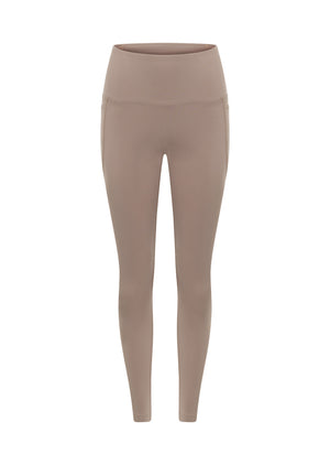 Lorna Jane Amy No Ride Phone Pocket Ankle Biter Leggings - Bone
