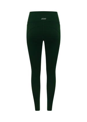 Lorna Jane Amy No Ride Phone Pocket Ankle Biter Leggings - Dark Green