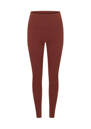 Lorna Jane Amy No Ride Phone Pocket Ankle Biter Leggings - Dark Spice