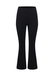 Lorna Jane Lotus Thermal Flared Leggings - Black