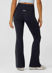 Lorna Jane Lotus Thermal Flared Leggings - Midnight Blue