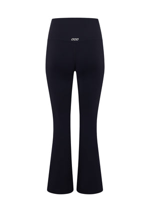 Lorna Jane Lotus Thermal Flared Leggings - Midnight Blue