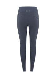 Lorna Jane Amy No Ride Phone Pocket Full Length Leggings - Dark Powder Grey