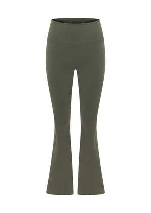 Lorna Jane Lotus Flared Leggings Petite - Agave Green