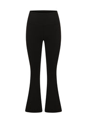 Lorna Jane Lotus Flared Leggings Petite - Recycled Black