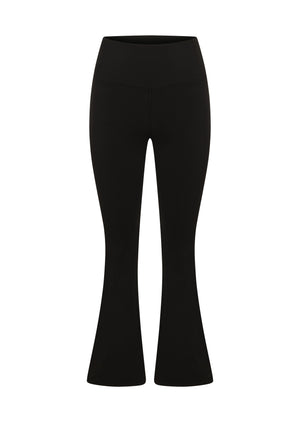 Lorna Jane Lotus Flared Leggings Petite - Recycled Black