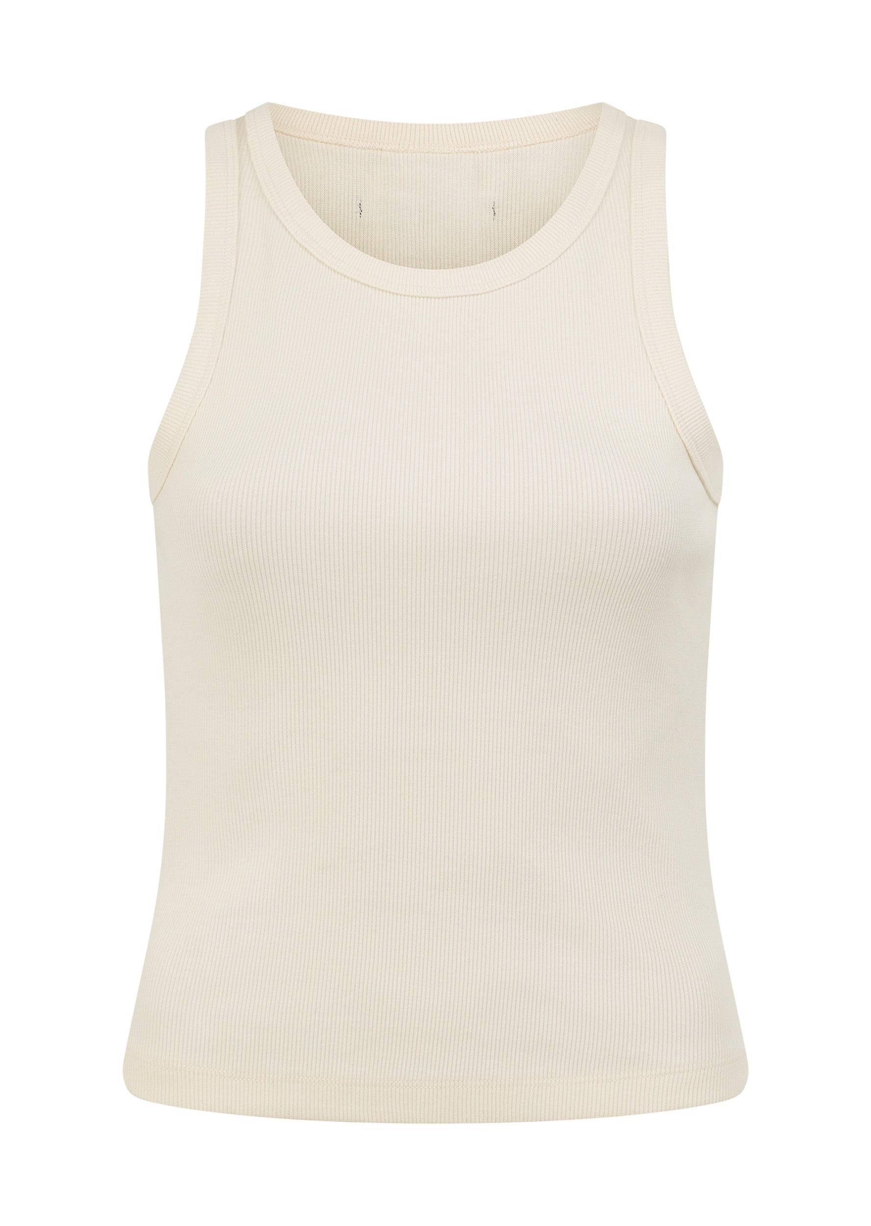 Lorna Jane LJ Basics Rib Tank - Cream